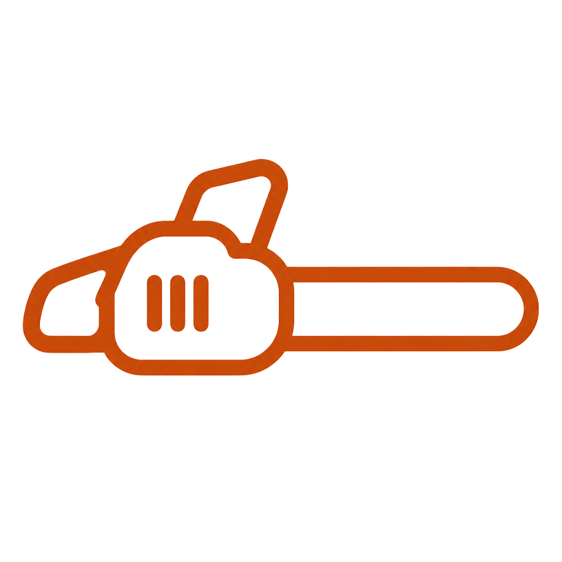 Chainsaw line icon